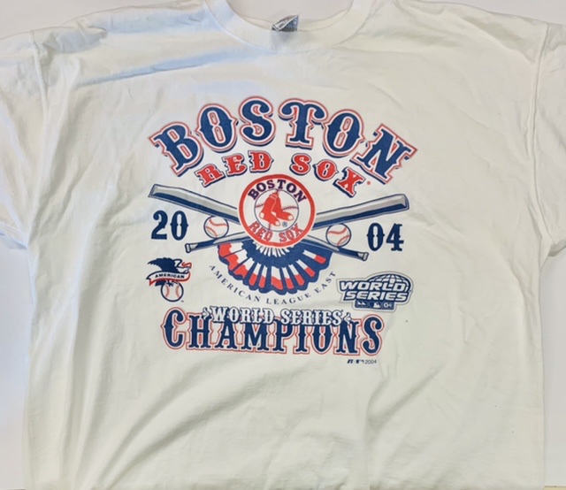 Boston Red Sox 2004 World Series Champions T-Shirt (2XL) – KBK Sports