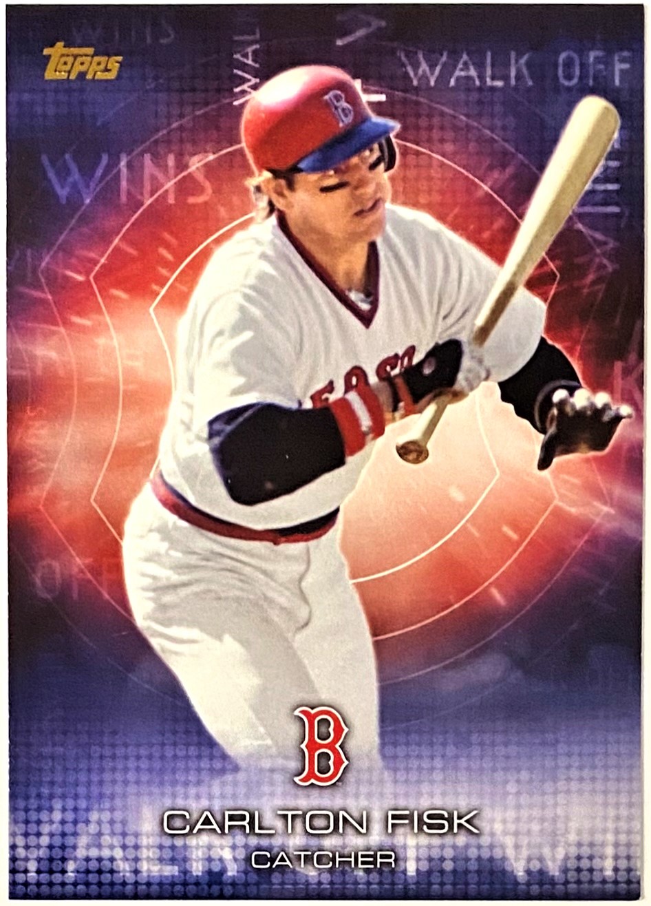 Carlton Fisk 2016 Topps Boston Red Sox Baseball Walk-Off Wins Card (HOF ...