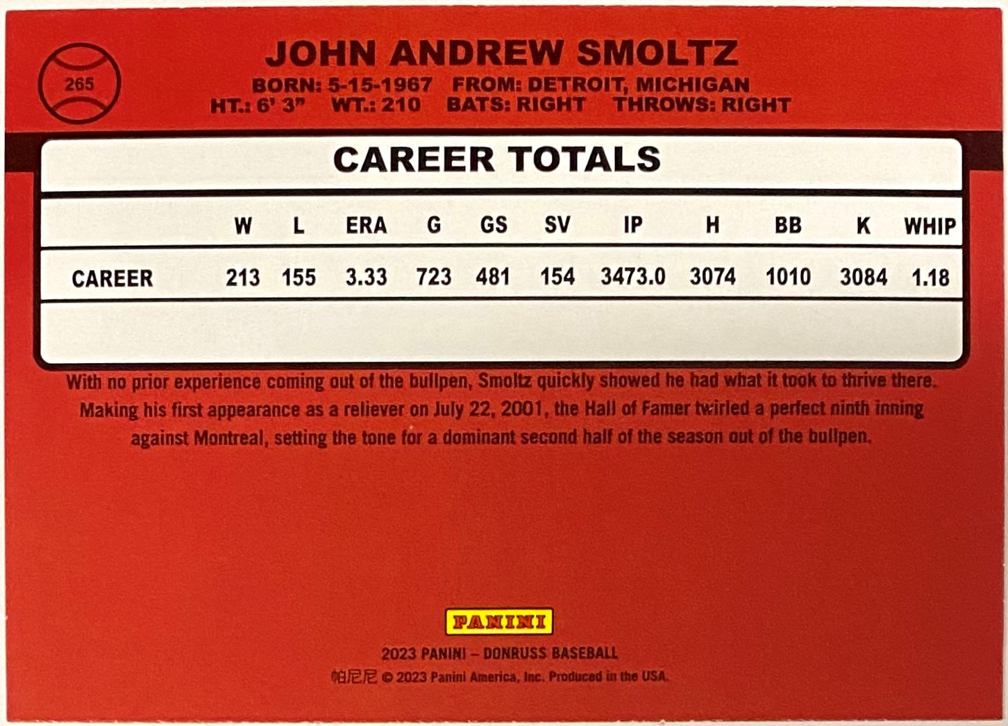 John Smoltz 2009 Topps Chrome Boston Red Sox Baseball Card (HOF) – KBK  Sports